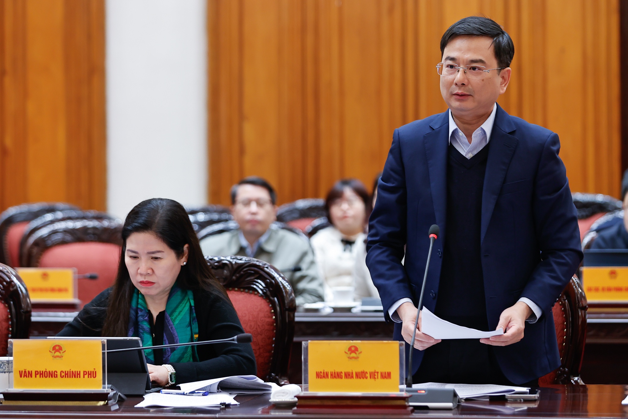 Phó Thống đốc Ngân hàng Nhà nước Phạm Thanh Hà phát biểu - Ảnh: VGP/Nhật Bắc Phó Thống đốc Ngân hàng Nhà nước Phạm Thanh Hà phát biểu - Ảnh: VGP/Nhật Bắc