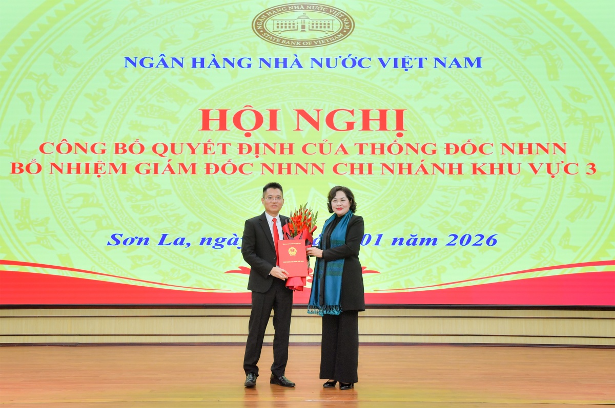 Bổ nhiệm Giám đốc Ngân hàng Nhà nước Chi nhánh Khu vực 3
