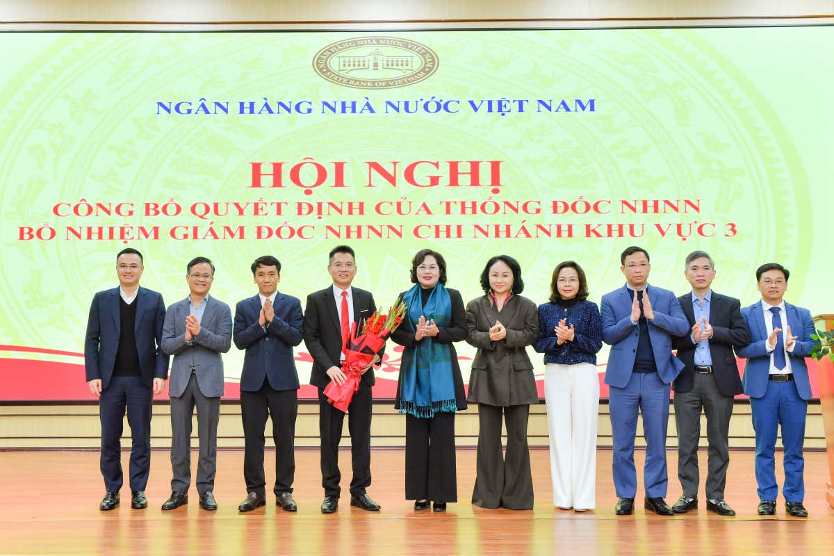 Bổ nhiệm Giám đốc Ngân hàng Nhà nước Chi nhánh Khu vực 3