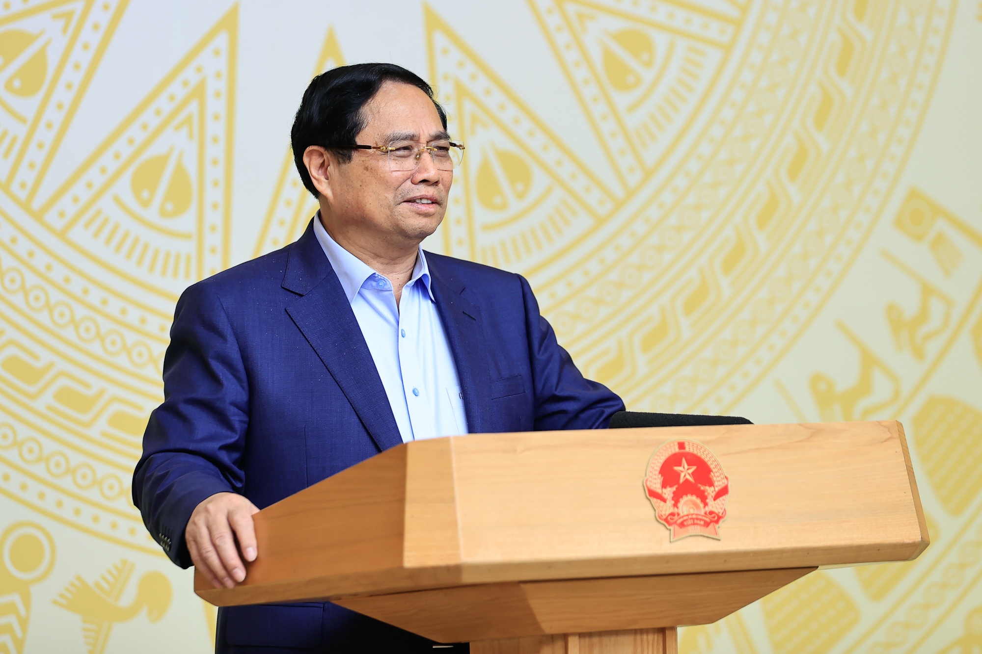 Thủ tướng Phạm Minh Chính, Chủ tịch Hội đồng Thi đua - Khen thưởng Trung ương, chủ trì phiên họp lần thứ 17 của Hội đồng - Ảnh: VGP/Nhật Bắc