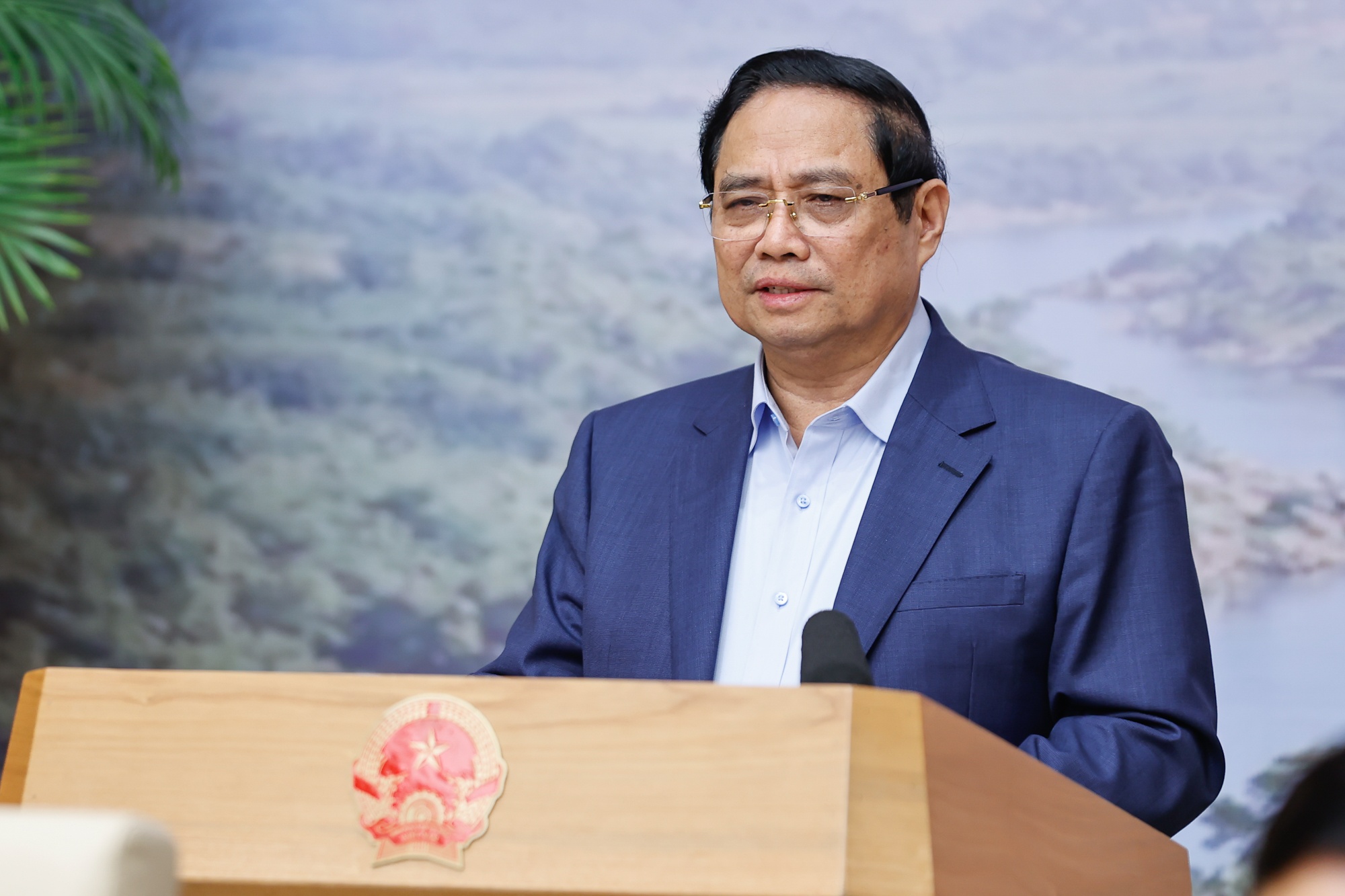 Thủ tướng Phạm Minh Chính phát biểu tại Phiên họp - Ảnh: VGP/Nhật Bắc Thủ tướng Phạm Minh Chính phát biểu tại Phiên họp - Ảnh: VGP/Nhật Bắc