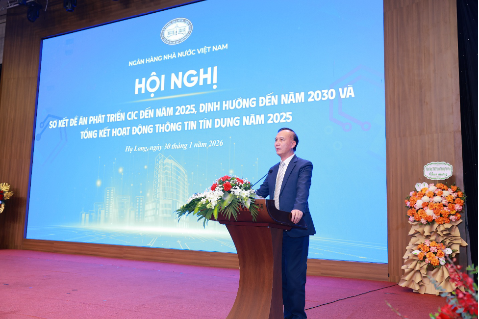Sơ kết đề án phát triển CIC và tổng kết hoạt động thông tin tín dụng năm 2025 Sơ kết đề án phát triển CIC và tổng kết hoạt động thông tin tín dụng năm 2025