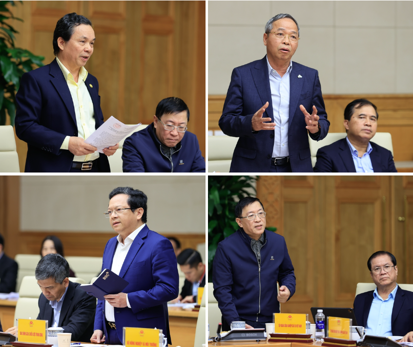 Một số chuyên gia, nhà khoa học, lãnh đạo Ban Chính sách, chiến lược Trung ương phát biểu tại phiên họp - Ảnh: VGP/Nhật Bắc Một số chuyên gia, nhà khoa học, lãnh đạo Ban Chính sách, chiến lược Trung ương phát biểu tại phiên họp - Ảnh: VGP/Nhật Bắc