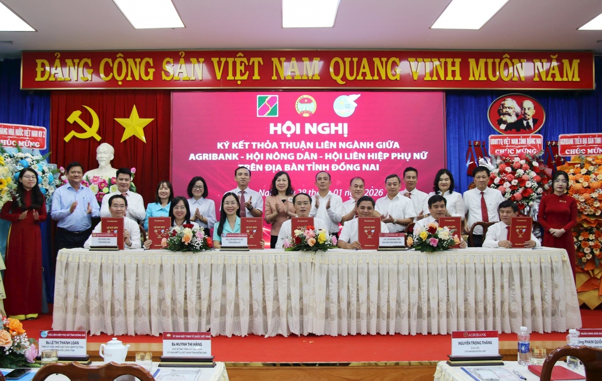 Phối hợp Agribank – Hội Nông dân – Hội Phụ nữ Đồng Nai: Đòn bẩy thực hiện chính sách tín dụng năm 2026