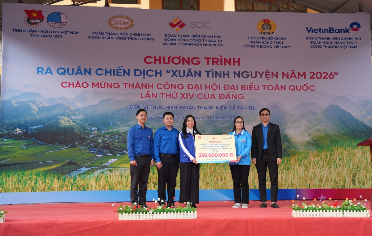“Xuân tình nguyện” năm 2026: Chung sức xây dựng nông thôn mới, chăm lo an sinh xã hội tại Lạng Sơn