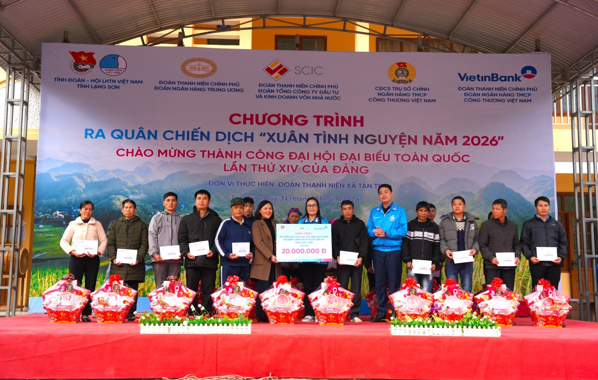 “Xuân tình nguyện” năm 2026: Chung sức xây dựng nông thôn mới, chăm lo an sinh xã hội tại Lạng Sơn