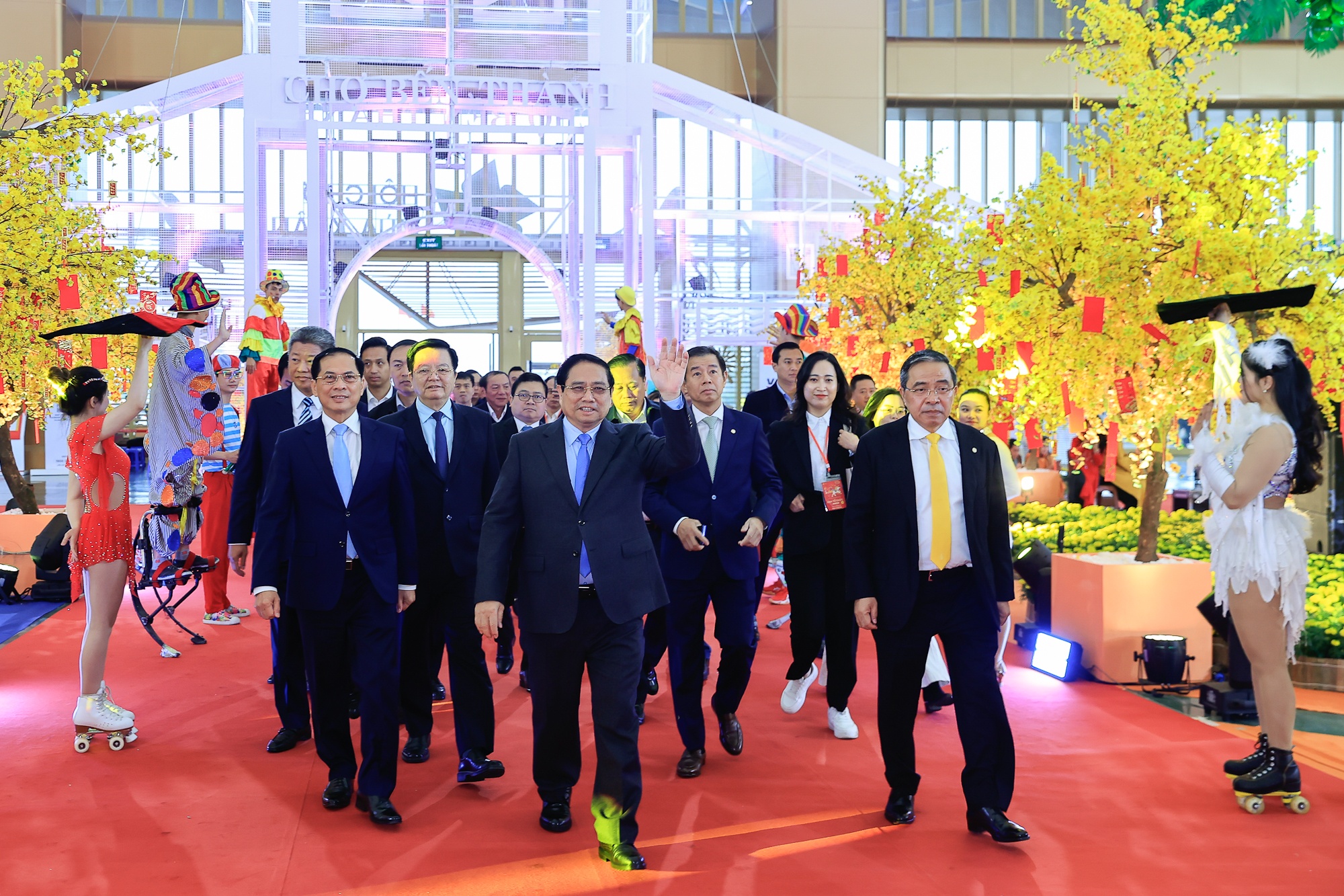 Thủ tướng Phạm Minh Chính dự lễ khai mạc Hội chợ Mùa Xuân lần thứ nhất năm 2026 - Ảnh: VGP/Nhật Bắc Thủ tướng Phạm Minh Chính dự lễ khai mạc Hội chợ Mùa Xuân lần thứ nhất năm 2026 - Ảnh: VGP/Nhật Bắc