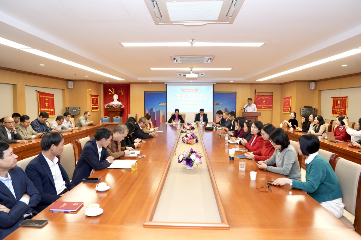 Thời báo Ngân hàng tổ chức Hội nghị cán bộ, viên chức năm 2026: Xây dựng môi trường làm việc dân chủ, đoàn kết, nghĩa tình