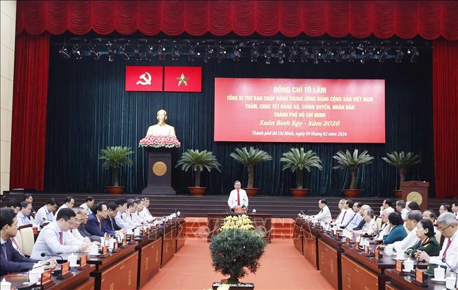 Tổng Bí thư: Thành phố Hồ Chí Minh cần tiếp tục vai trò dẫn dắt tăng trưởng, đổi mới và hội nhập