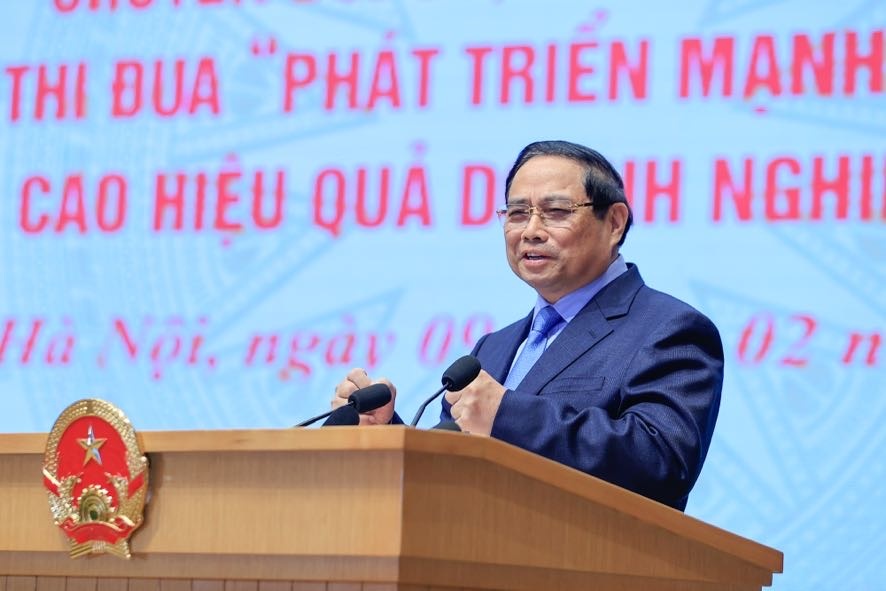Thủ tướng phát động các phong trào thi đua - Ảnh: VGP/Nhật Bắc9 Thủ tướng phát động các phong trào thi đua - Ảnh: VGP/Nhật Bắc9