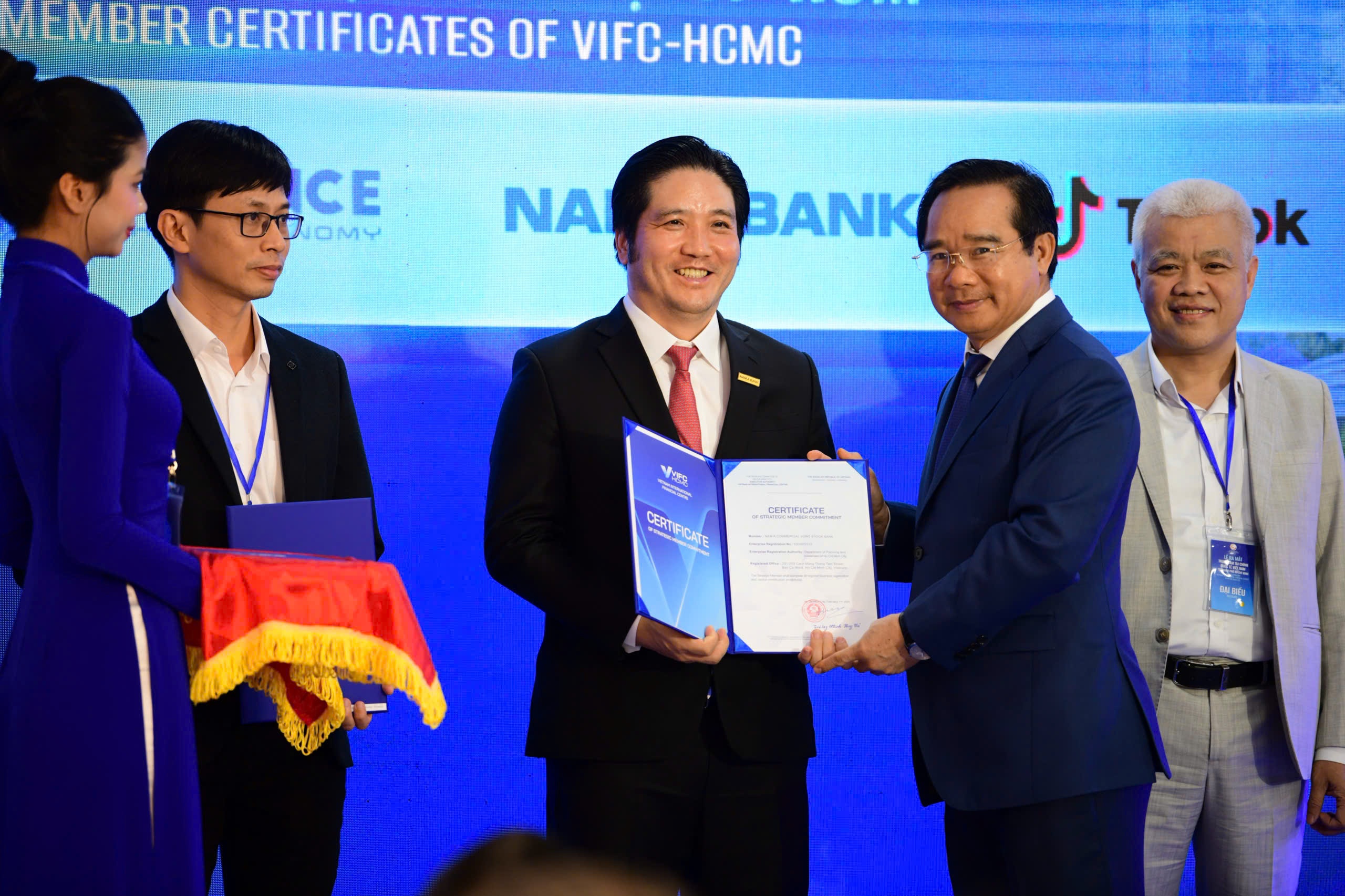 Nam A Bank - nhà đầu tư chiến lược Trung tâm Tài chính Quốc tế Việt Nam tại TP. Hồ Chí Minh