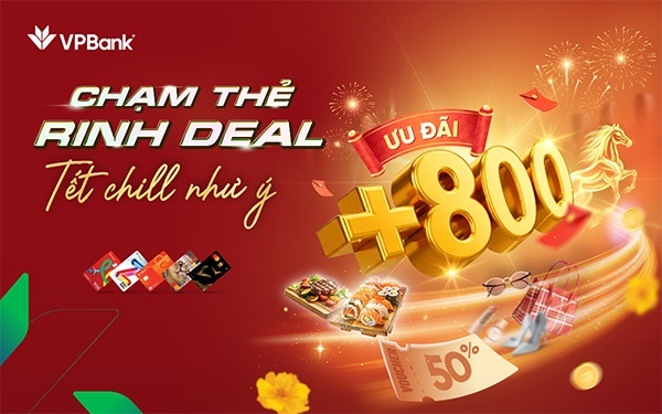 Mùa Tết nhẹ chi tiêu với hệ sinh thái ưu đãi thẻ tín dụng VPBank Mùa Tết nhẹ chi tiêu với hệ sinh thái ưu đãi thẻ tín dụng VPBank