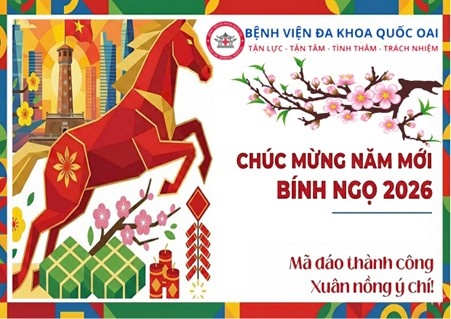 Bệnh viện đa khoa Quốc Oai chúc mừng năm mới 2026 Bệnh viện đa khoa Quốc Oai chúc mừng năm mới 2026
