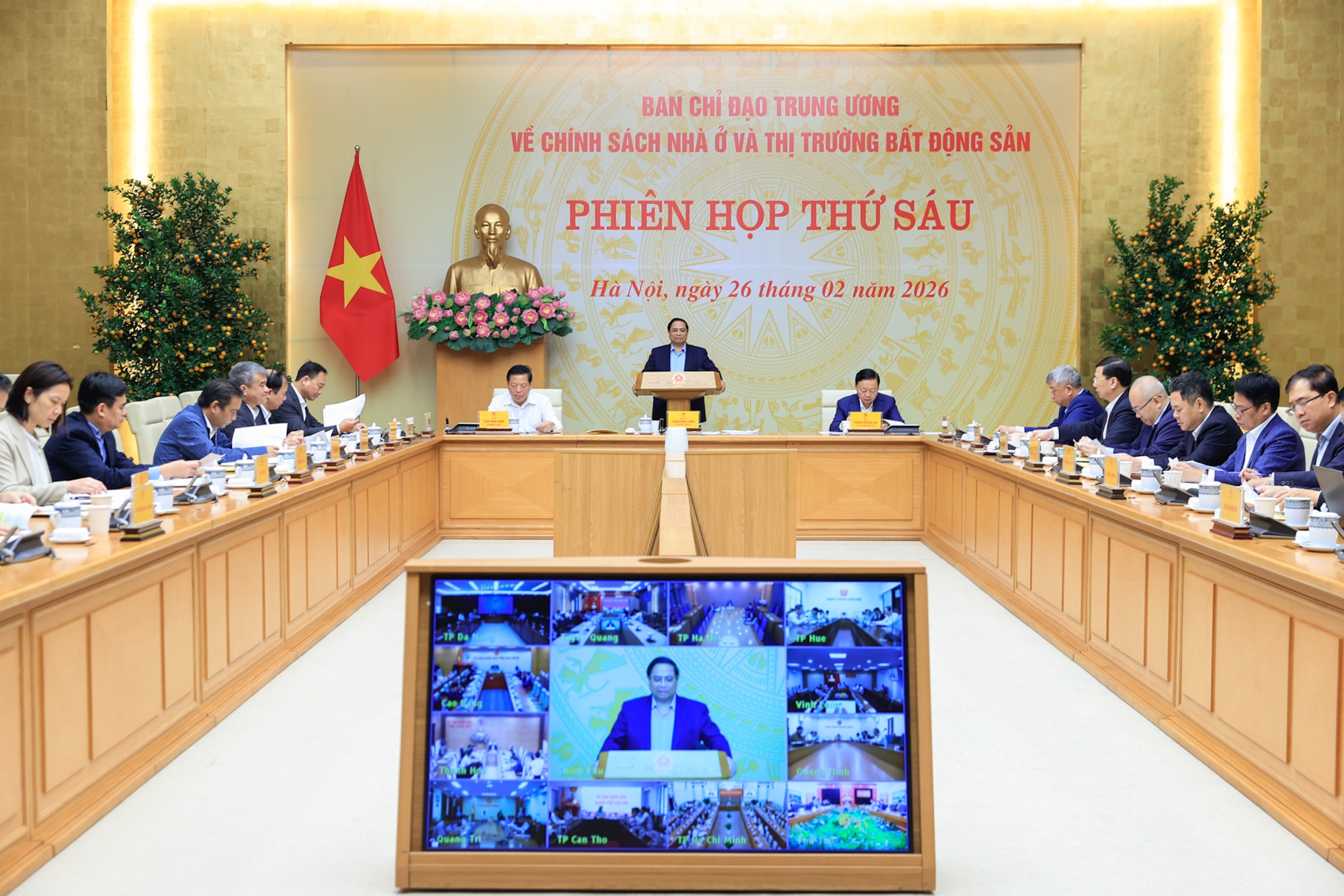 Thủ tướng chủ trì Phiên họp thứ 6 của Ban Chỉ đạo - Ảnh: VGP/Nhật Bắc Thủ tướng chủ trì Phiên họp thứ 6 của Ban Chỉ đạo - Ảnh: VGP/Nhật Bắc