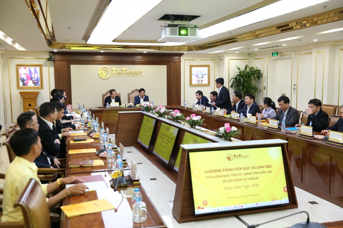 Quang cảnh buổi làm việc. (Ảnh: T&T Group)