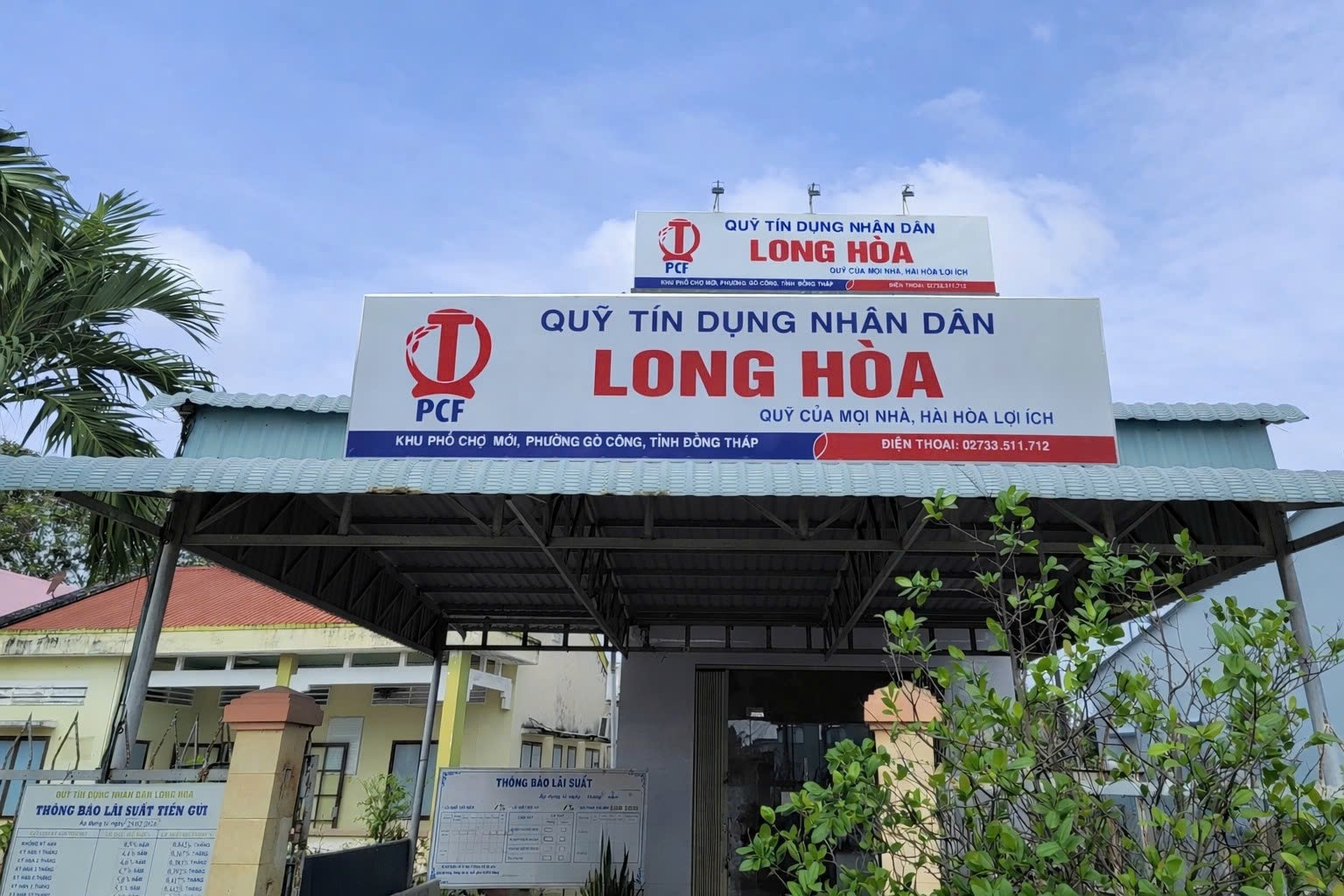 Quỹ tín dụng nhân dân Long Hòa thông báo sửa đổi, bổ sung Giấy phép hoạt động
