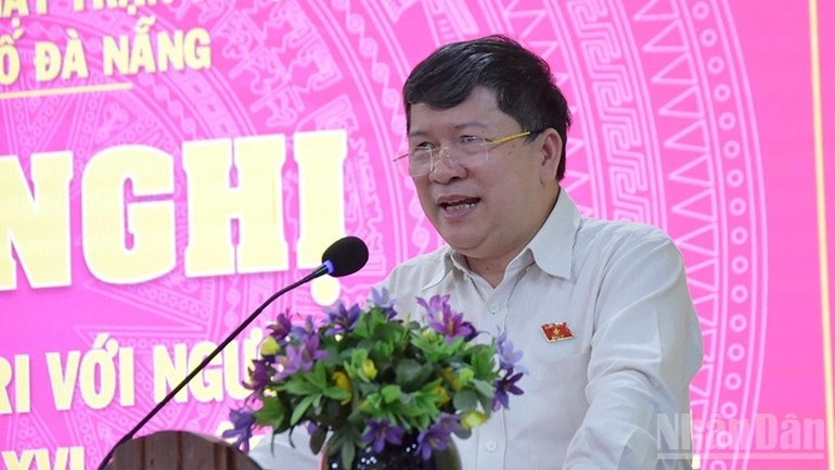 Đà Nẵng: Các ứng cử viên đại biểu Quốc hội khóa XVI tiếp xúc cử tri tại Đơn vị bầu cử số 4 Đà Nẵng: Các ứng cử viên đại biểu Quốc hội khóa XVI tiếp xúc cử tri tại Đơn vị bầu cử số 4