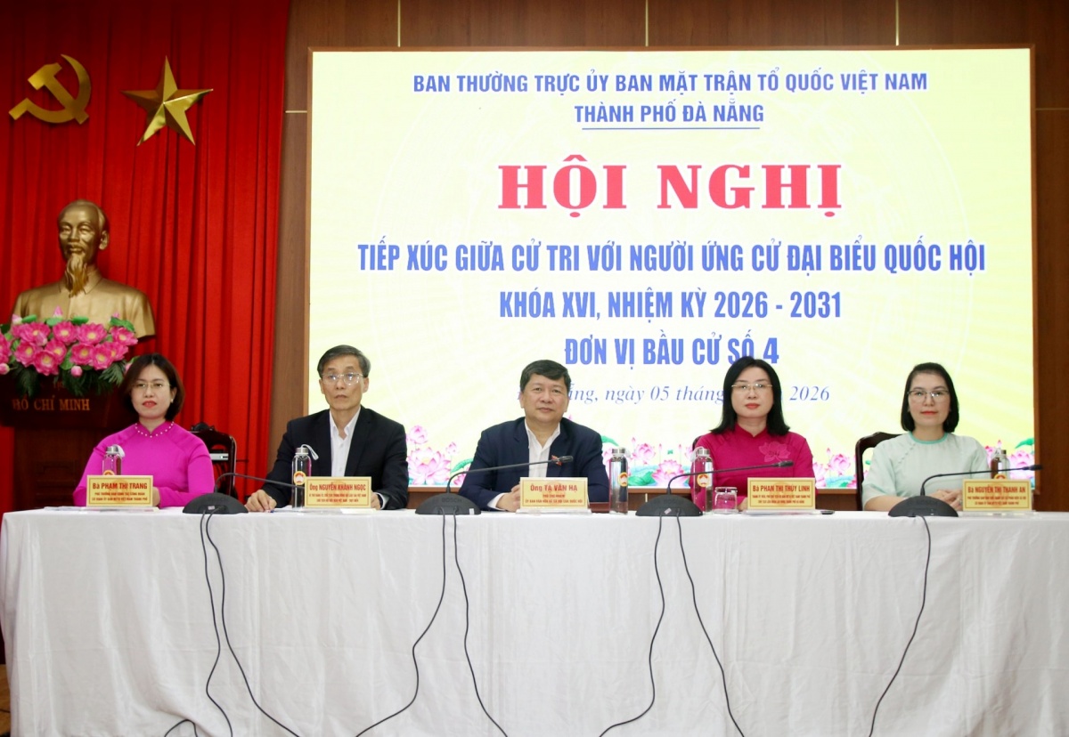 Đà Nẵng: Các ứng cử viên đại biểu Quốc hội khóa XVI tiếp xúc cử tri tại Đơn vị bầu cử số 4 Đà Nẵng: Các ứng cử viên đại biểu Quốc hội khóa XVI tiếp xúc cử tri tại Đơn vị bầu cử số 4