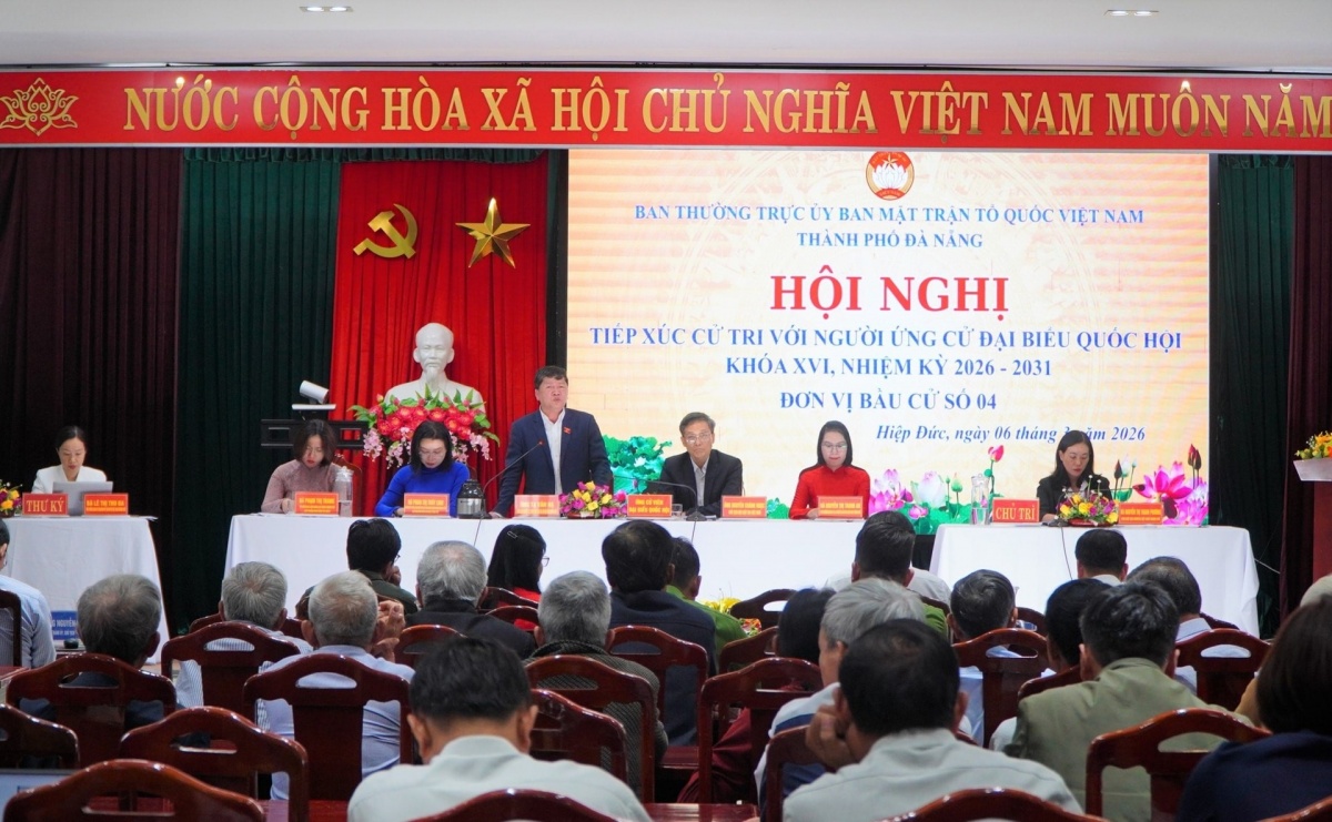 Đà Nẵng: Các ứng cử viên đại biểu Quốc hội khóa XVI tiếp xúc cử tri tại Đơn vị bầu cử số 4 Đà Nẵng: Các ứng cử viên đại biểu Quốc hội khóa XVI tiếp xúc cử tri tại Đơn vị bầu cử số 4