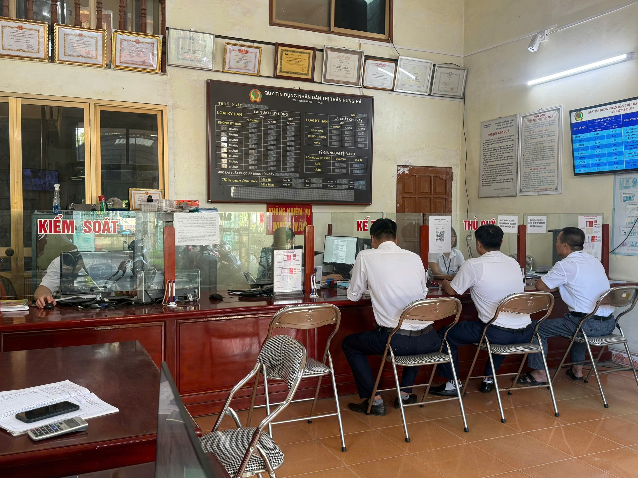 Quỹ tín dụng nhân dân Hưng Hà thông báo thay đổi nội dung Giấy phép