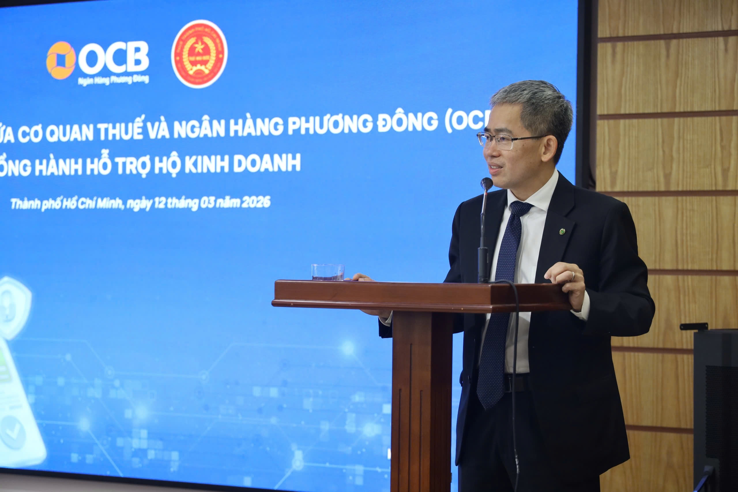 Tổng Giám đốc OCB – Ông Phạm Hồng Hải chia sẻ tại lễ ký kết Tổng Giám đốc OCB – Ông Phạm Hồng Hải chia sẻ tại lễ ký kết
