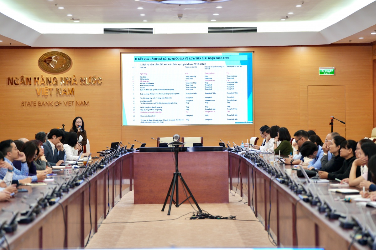 Hướng dẫn công tác phòng, chống rửa tiền cho các đối tượng báo cáo lĩnh vực chuyển tiền