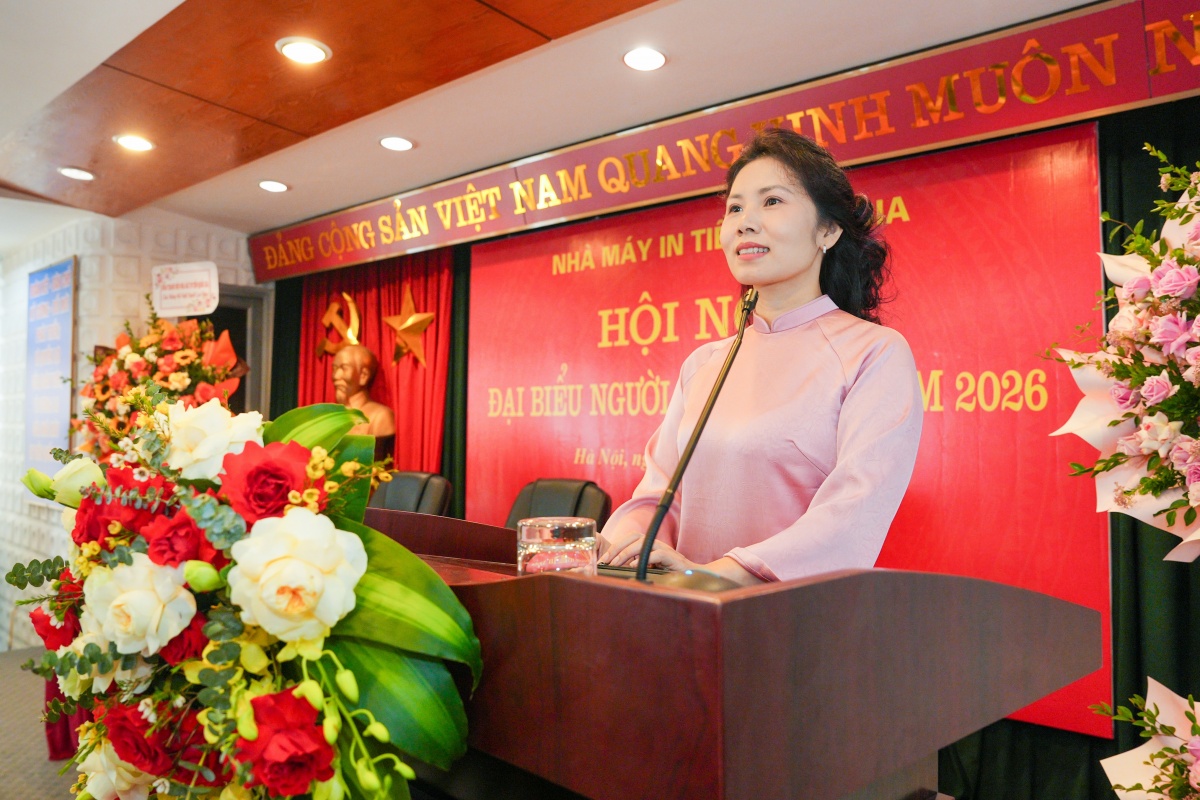 Phát huy dân chủ, đoàn kết, Nhà máy In tiền Quốc gia quyết tâm hoàn thành nhiệm vụ năm 2026 Phát huy dân chủ, đoàn kết, Nhà máy In tiền Quốc gia quyết tâm hoàn thành nhiệm vụ năm 2026