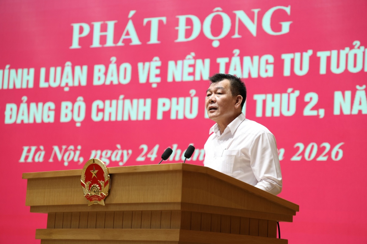 Đảng ủy Chính phủ phát động “Cuộc thi chính luận về bảo vệ nền tảng tư tưởng của Đảng lần thứ 2