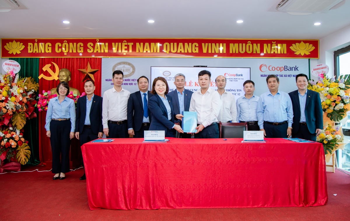 Lễ ký kết quy chế phối hợp giữa NHNN Khu vực 12 và Co-opBank Lễ ký kết quy chế phối hợp giữa NHNN Khu vực 12 và Co-opBank