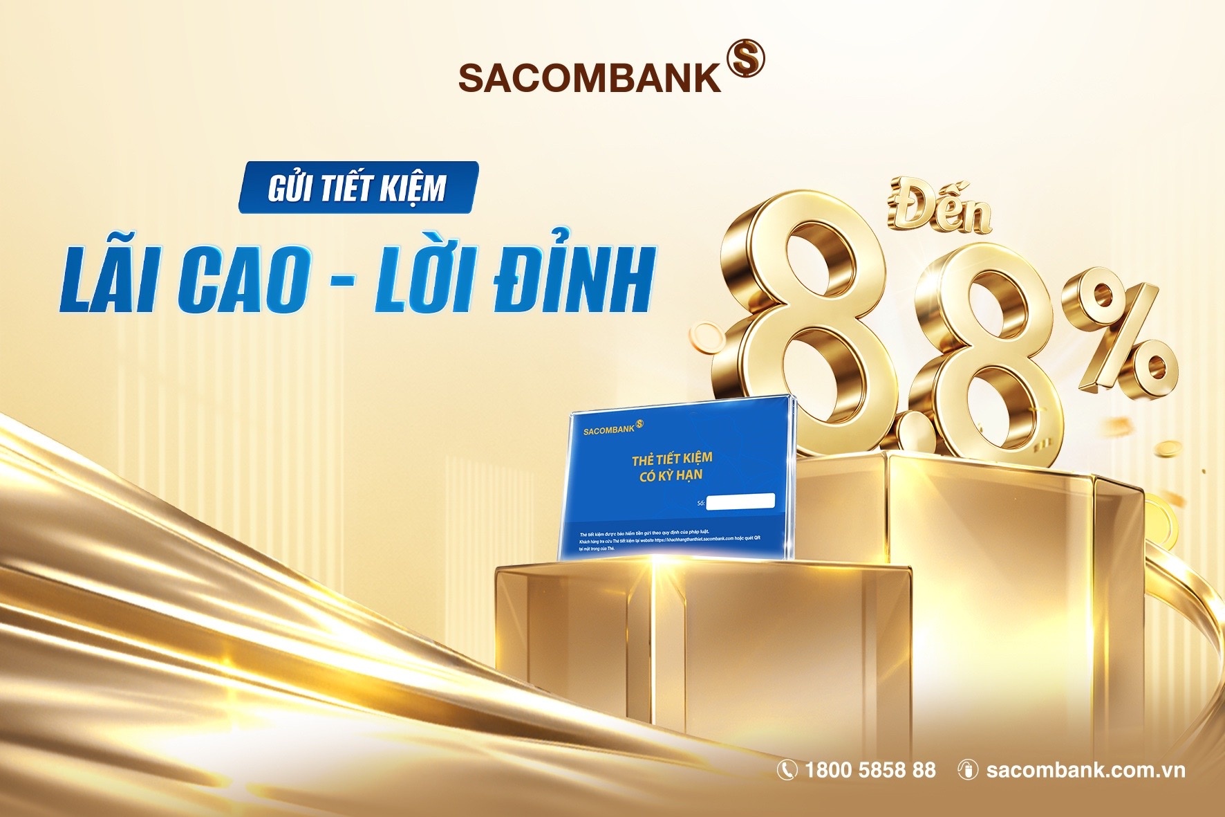 SACOMBANK gia tăng giá trị dòng tiền, đồng hành cùng mục tiêu tài chính dài hạn của khách hàng SACOMBANK gia tăng giá trị dòng tiền, đồng hành cùng mục tiêu tài chính dài hạn của khách hàng