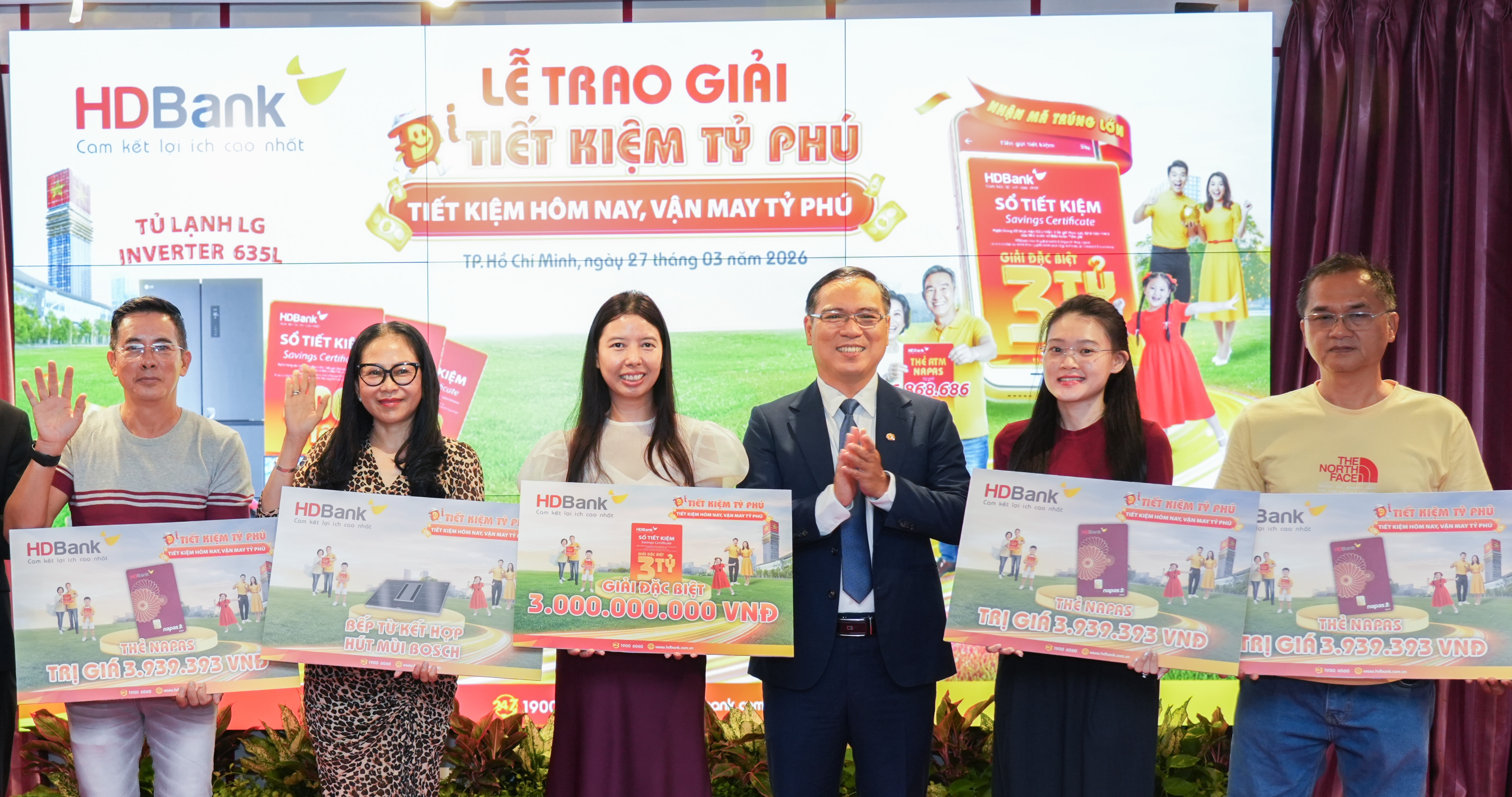 HDBank trao giải “Tiết kiệm Tỷ phú”: Nhân bội niềm vui từ những giá trị tích lũy