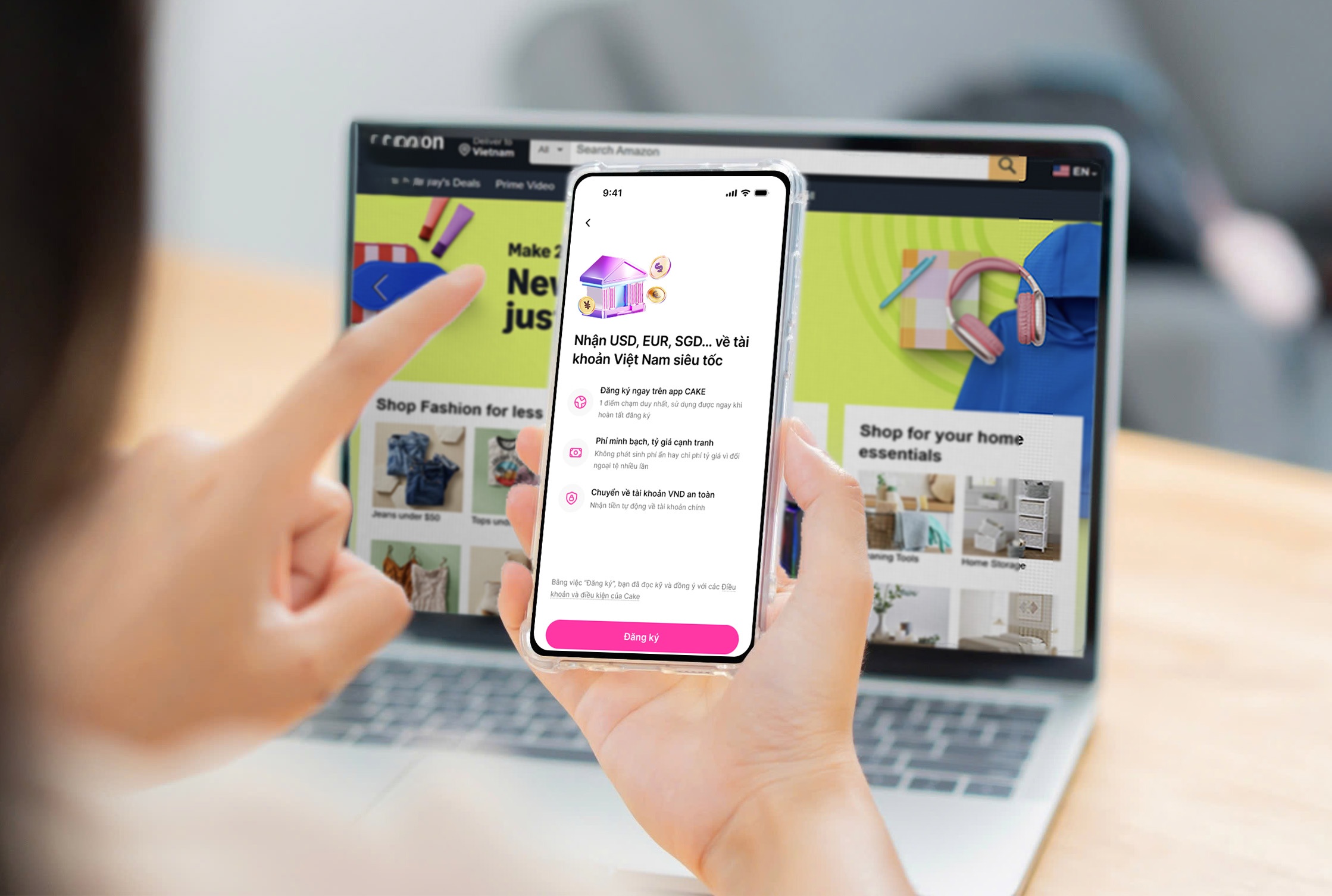 Người kinh doanh online nhận tiền quốc tế qua ngân hàng số trong ngày Người kinh doanh online nhận tiền quốc tế qua ngân hàng số trong ngày