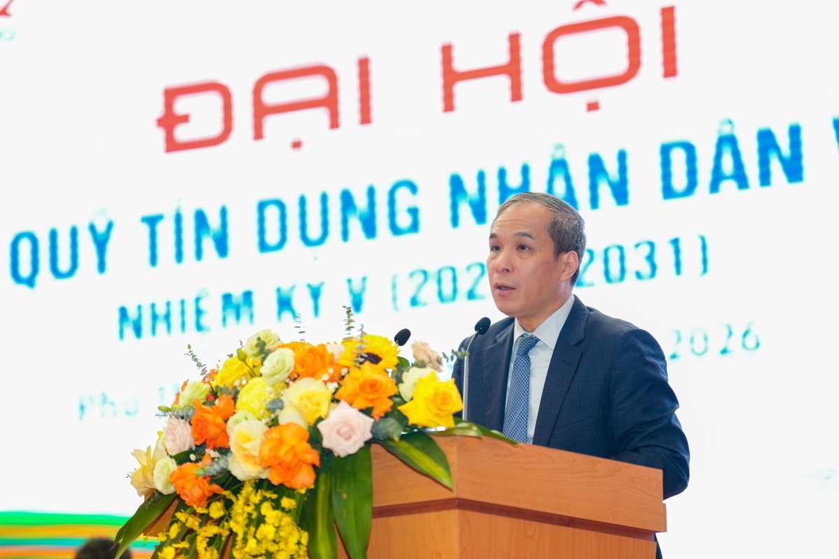 Phó Thống đốc NHNN Đoàn Thái Sơn phát biểu chỉ đạo tại buổi Lễ
