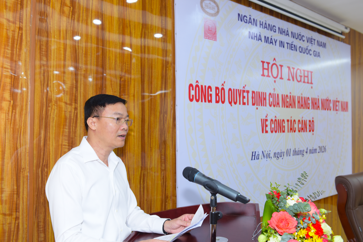 Điều động, bổ nhiệm Thành viên Hội đồng thành viên, phụ trách Hội đồng thành viên Nhà máy In tiền Quốc gia