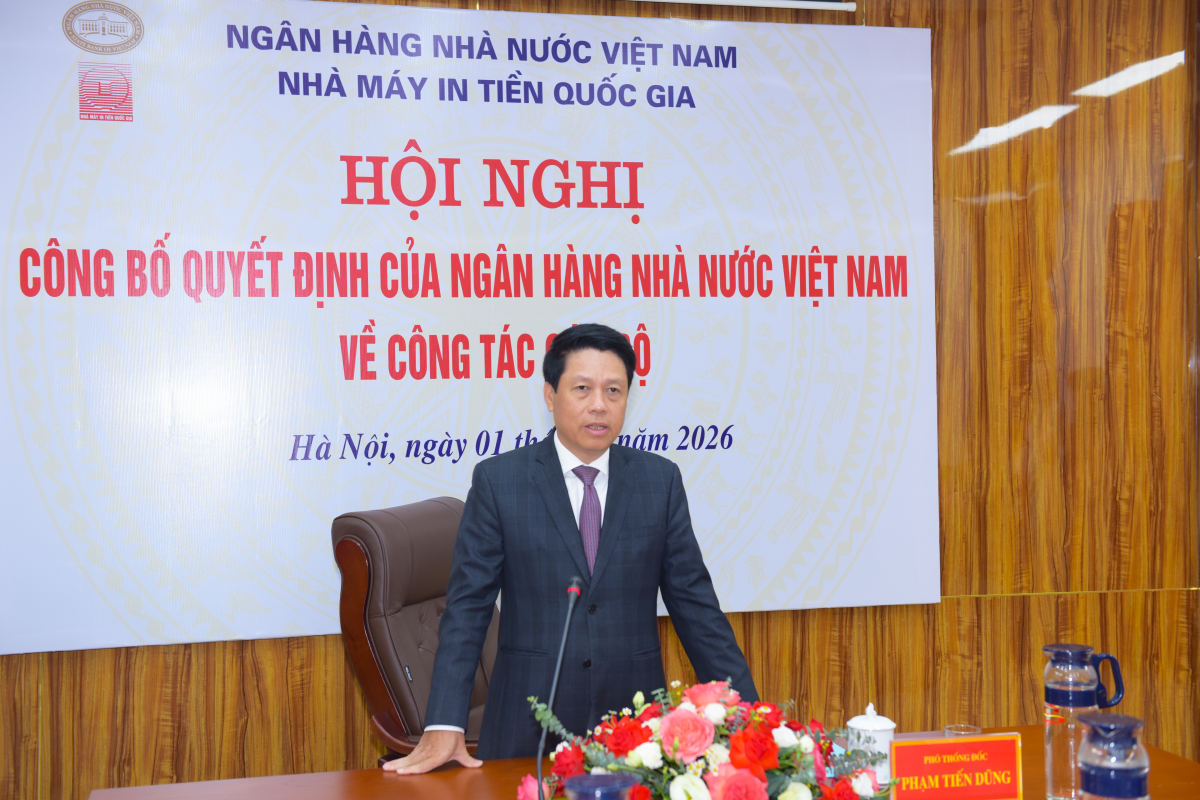 Điều động, bổ nhiệm Thành viên Hội đồng thành viên, phụ trách Hội đồng thành viên Nhà máy In tiền Quốc gia