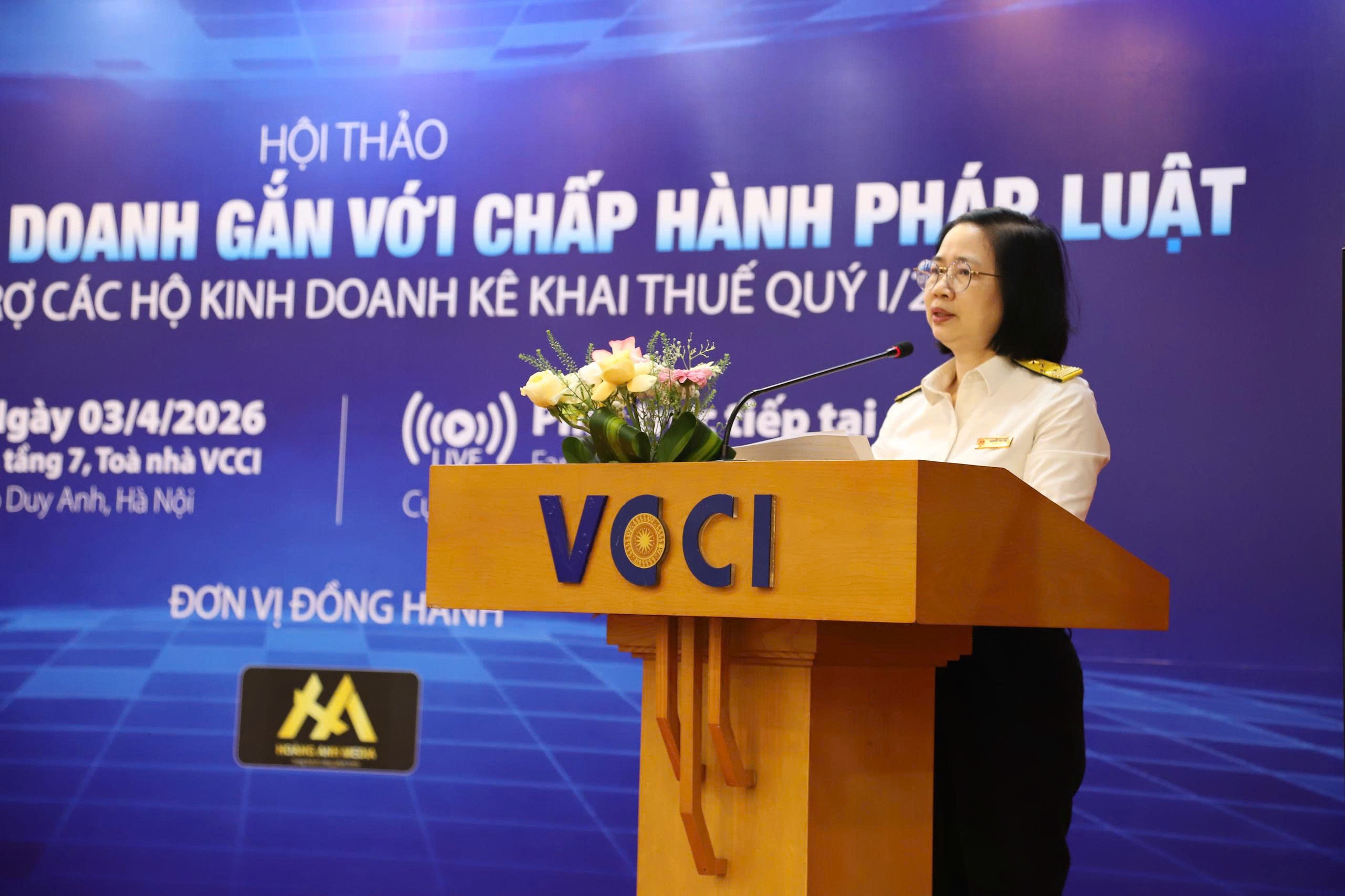 Bà Nguyễn Thu Trà - Trưởng Ban Quản lý tuân thủ và hỗ trợ người nộp thuế, Cục Thuế (Bộ Tài chính) Bà Nguyễn Thu Trà - Trưởng Ban Quản lý tuân thủ và hỗ trợ người nộp thuế, Cục Thuế (Bộ Tài chính)