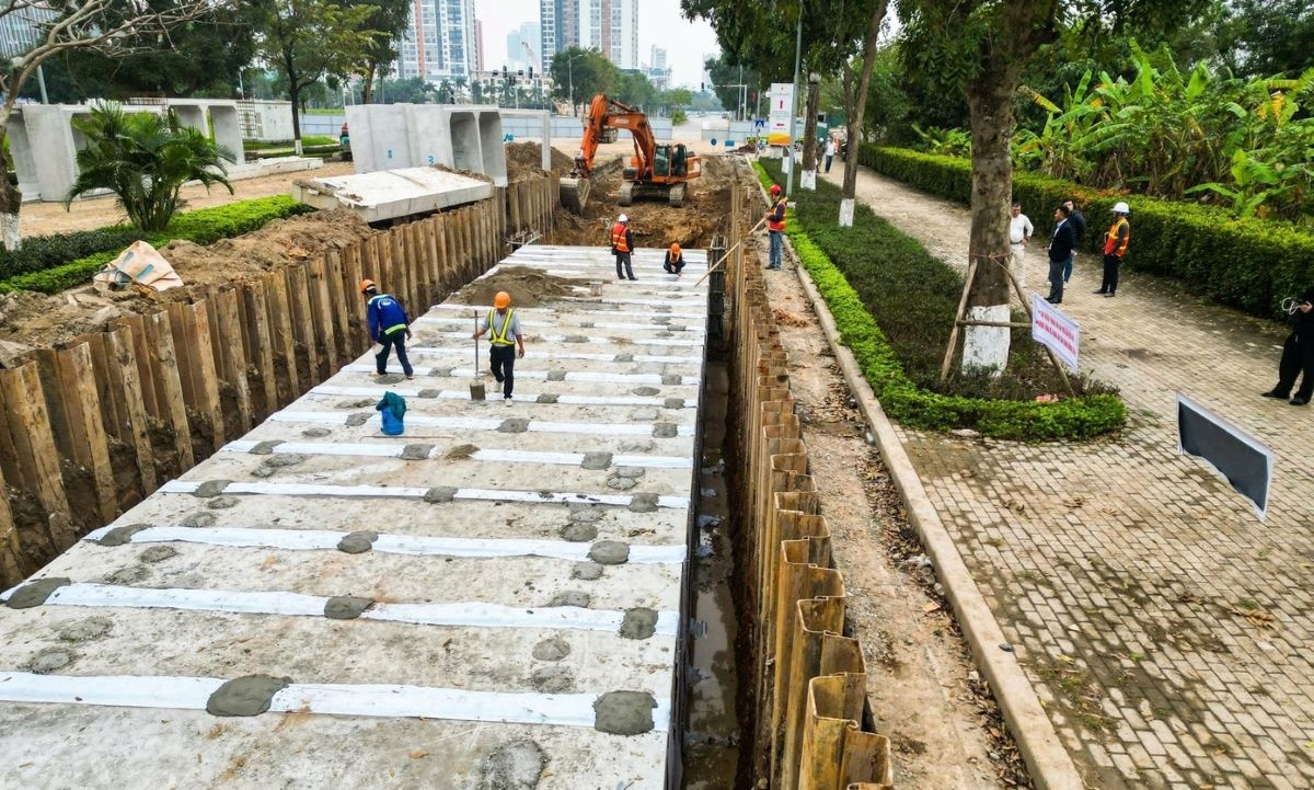 Hà Nội tăng tốc đầu tư hạ tầng thoát nước, xử lý điểm ngập Hà Nội tăng tốc đầu tư hạ tầng thoát nước, xử lý điểm ngập