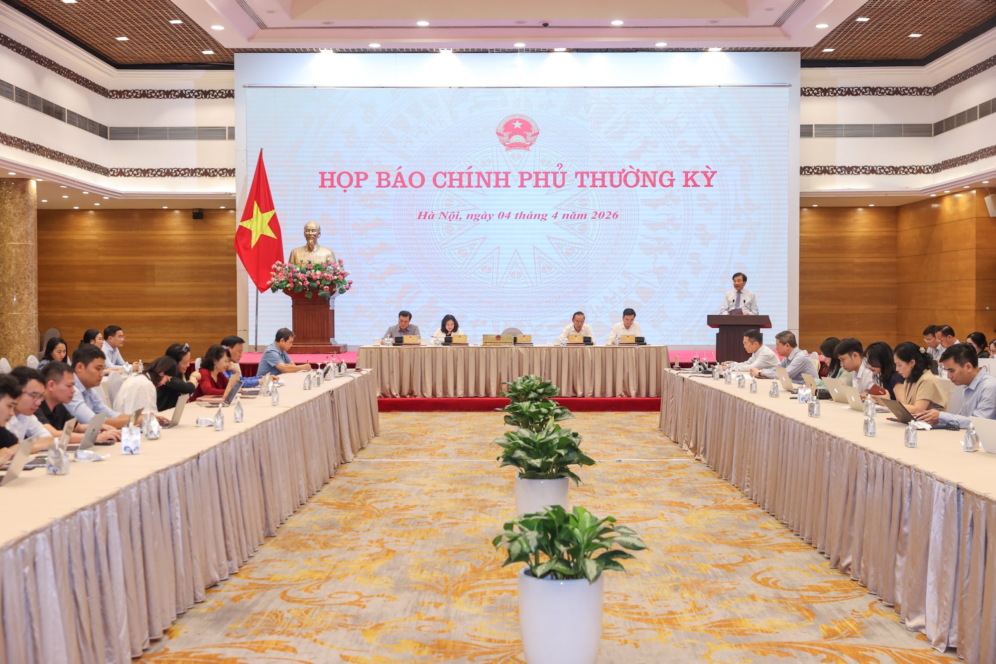 Họp báo Chính phủ thường kỳ tháng 3/2026 - Ảnh: VGP/Nhật Bắc Họp báo Chính phủ thường kỳ tháng 3/2026 - Ảnh: VGP/Nhật Bắc