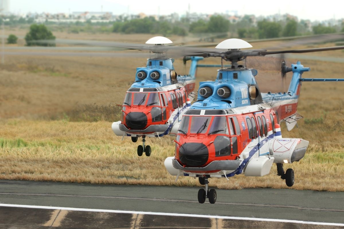 Việc bổ sung trực thăng H225 giúp VNH nâng cao năng lực khai thác, đáp ứng nhu cầu vận chuyển năng lượng ngoài khơi Việc bổ sung trực thăng H225 giúp VNH nâng cao năng lực khai thác, đáp ứng nhu cầu vận chuyển năng lượng ngoài khơi