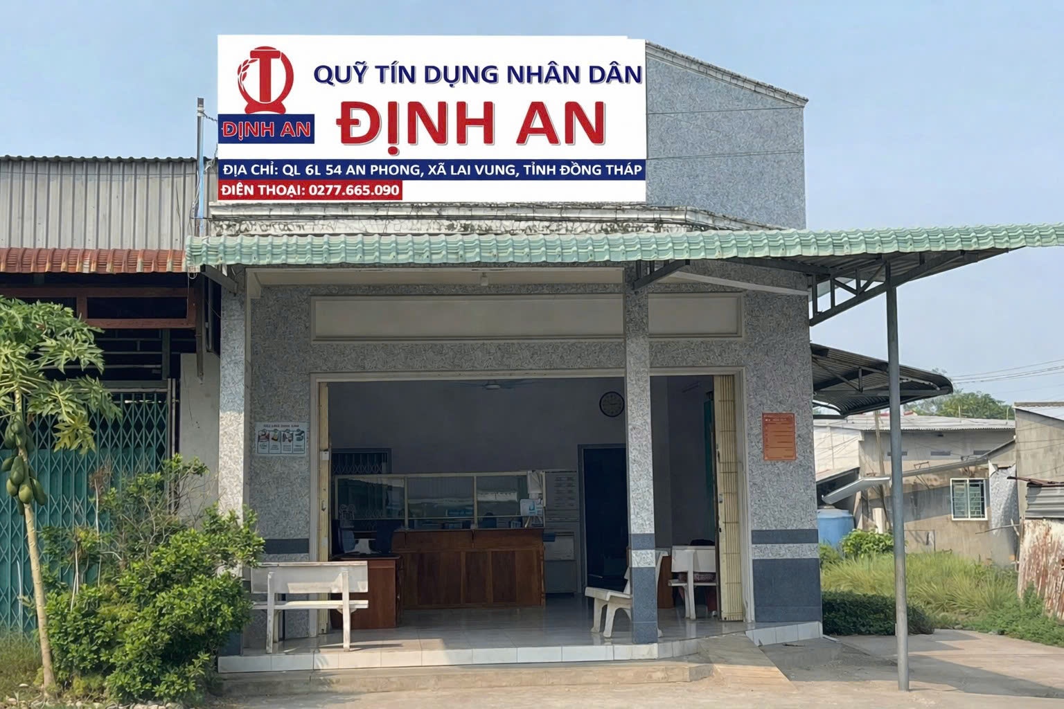 Quỹ tín dụng nhân dân Định An điều chỉnh vốn điều lệ và địa chỉ trụ sở Quỹ tín dụng nhân dân Định An điều chỉnh vốn điều lệ và địa chỉ trụ sở