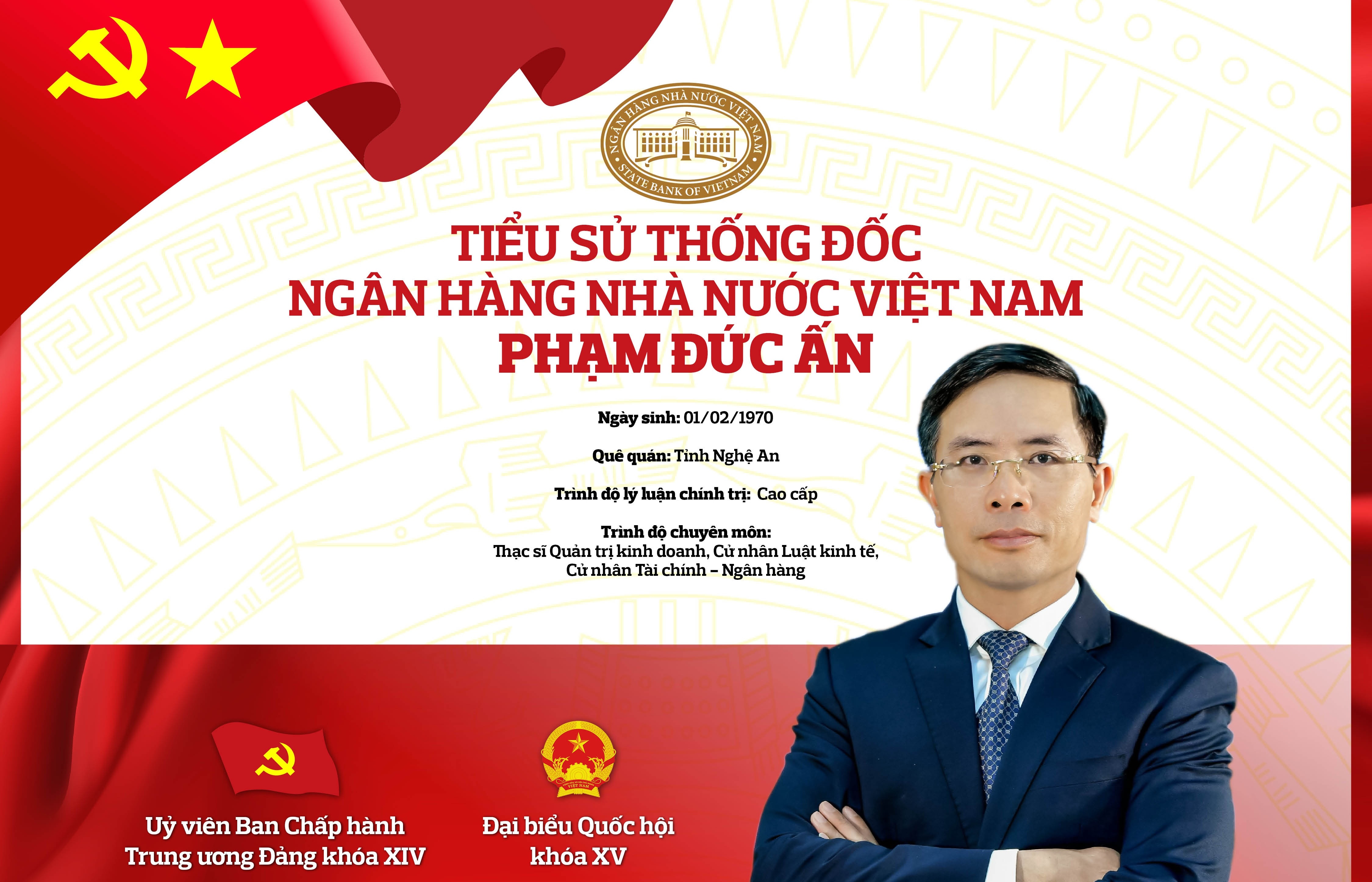 [Infographic] Tiểu sử Thống đốc Ngân hàng Nhà nước Việt Nam Phạm Đức Ấn