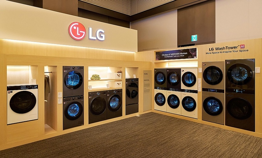 Tháp giặt sấy LG WashTower với kích thước thu gọn sẽ sớm có mặt tại thị trường châu Á Tháp giặt sấy LG WashTower với kích thước thu gọn sẽ sớm có mặt tại thị trường châu Á