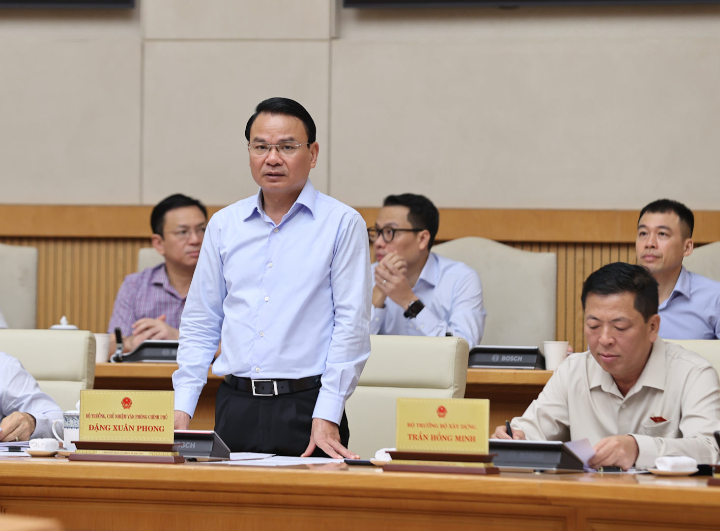 Thủ tướng Lê Minh Hưng chủ trì cuộc họp của Thường trực Đảng ủy Chính phủ và Thường trực Chính phủ- Ảnh 3.