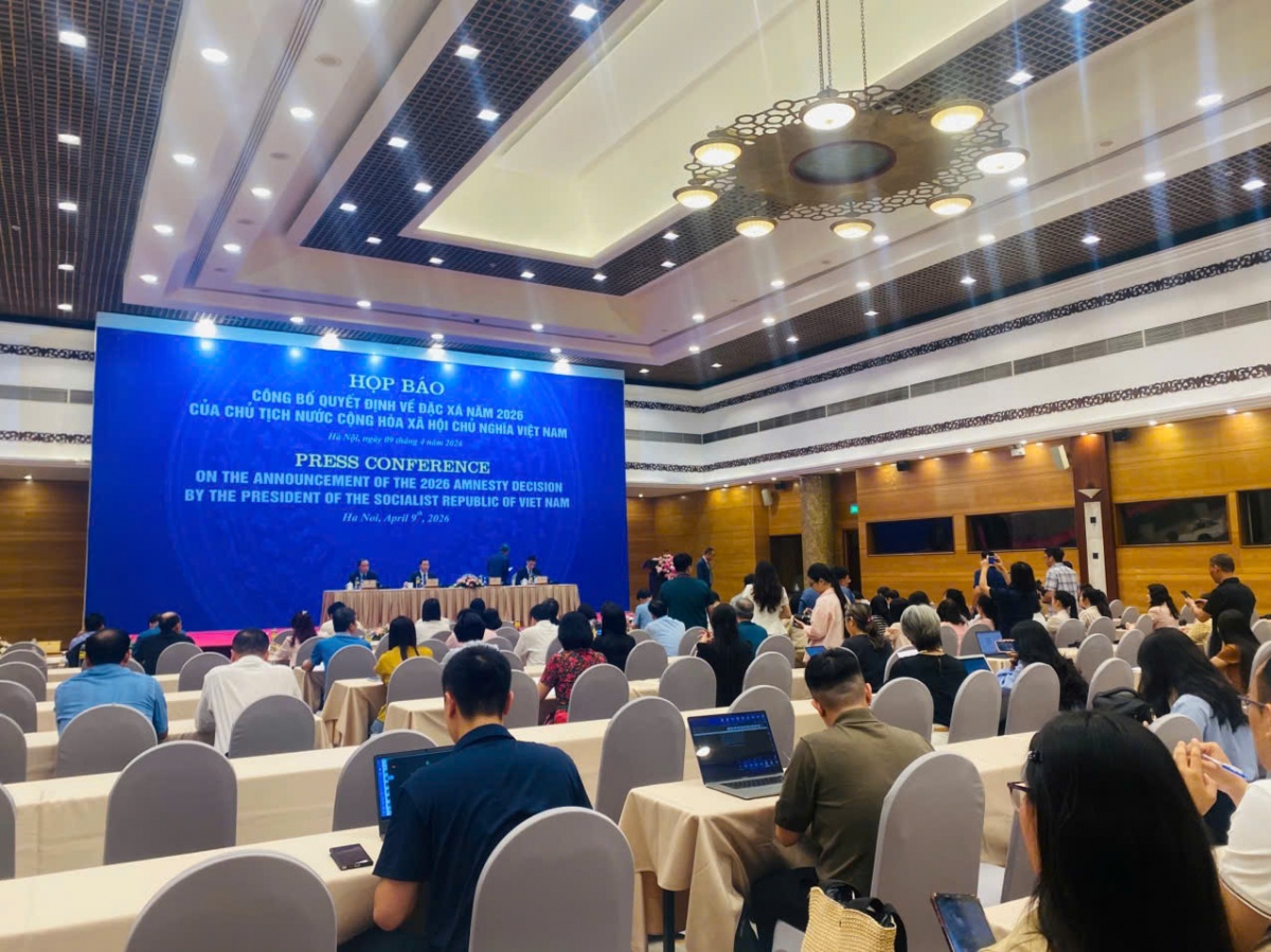 Họp báo công bố Quyết định về đặc xá năm 2026 của Chủ tịch nước.