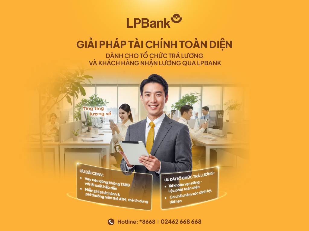 Giải pháp tài chính toàn diện từ LPBank: “Chìa khóa” giúp doanh nghiệp tối ưu vận hành Giải pháp tài chính toàn diện từ LPBank: “Chìa khóa” giúp doanh nghiệp tối ưu vận hành