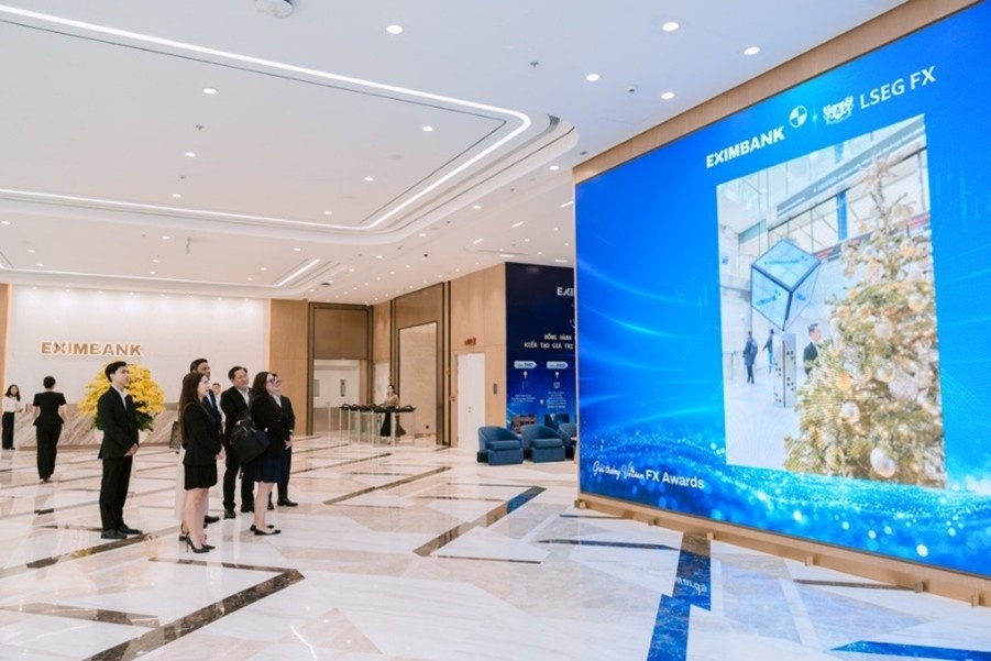Eximbank được LSEG trao giải cao nhất “Best Market Maker”, khẳng định năng lực trên thị trường ngoại hối Eximbank được LSEG trao giải cao nhất “Best Market Maker”, khẳng định năng lực trên thị trường ngoại hối