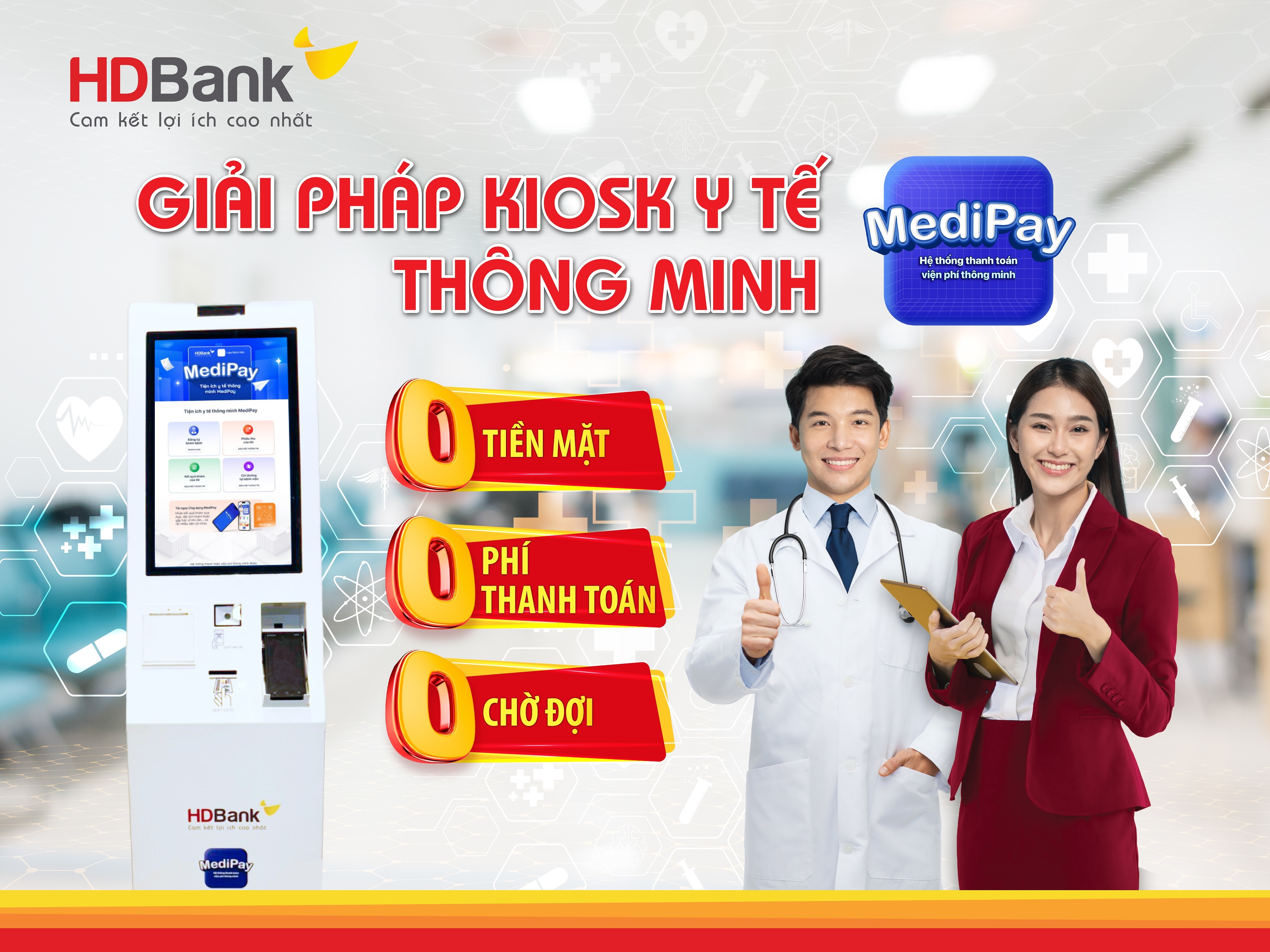 HDBank đột phá hành trình Y tế Số: Trải nghiệm khép kín với MediPay và MediFast