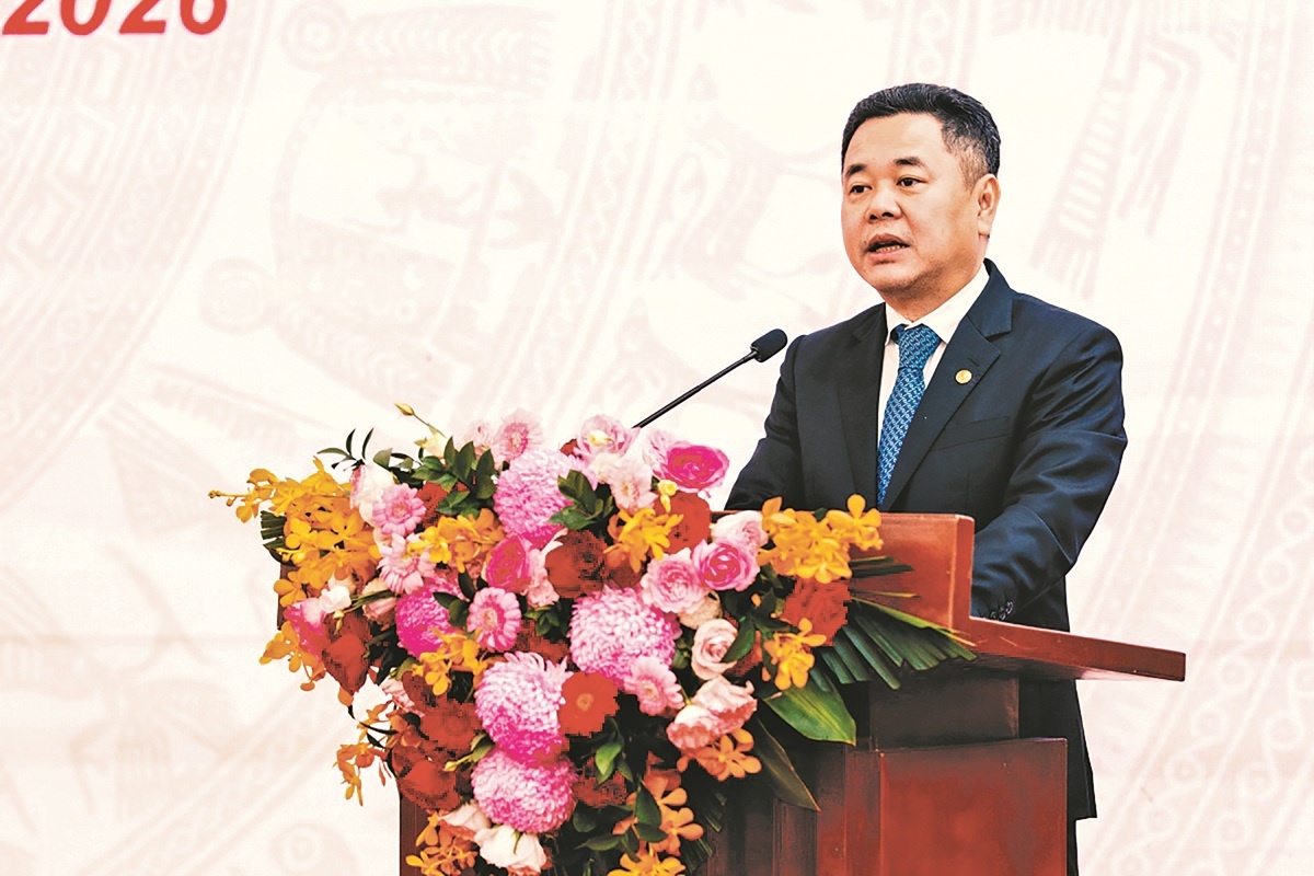 Phó Thống đốc Nguyễn Ngọc Cảnh phát biểu tại hội thảo