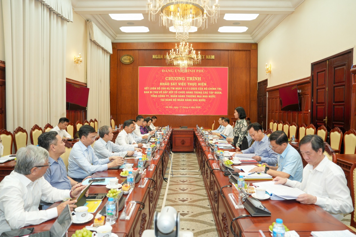 Đảng ủy NHNN chủ động, trách nhiệm, thực hiện tốt Kết luận số 208-KL/TW