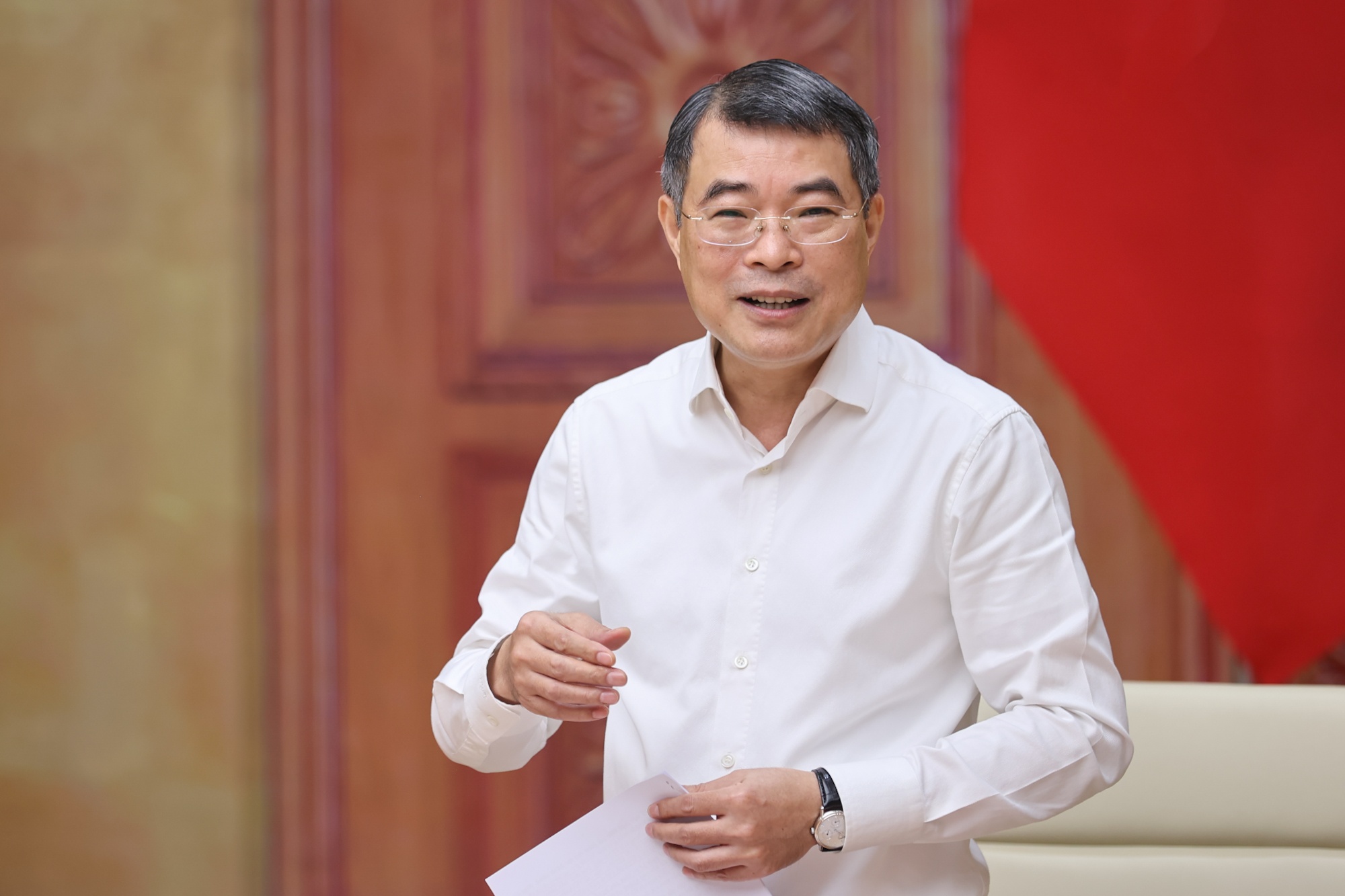 Thủ tướng nêu rõ, với vị trí, vai trò rất quan trọng trong bộ máy hành chính nhà nước, nhiệm vụ đặt ra cho ba cơ quan hết sức nặng nề; các cơ quan cần tập trung triển khai các nhiệm vụ trọng tâm trong thời gian tới - Ảnh: VGP/Nhật Bắc